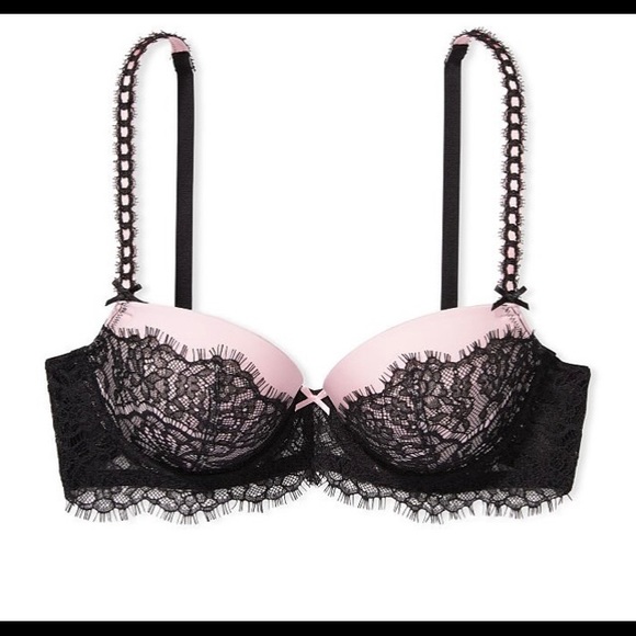 VS Dream Angels Lightly Lined Demi Wireless Bra 38DD NWT & matching panty set - Picture 2 of 12